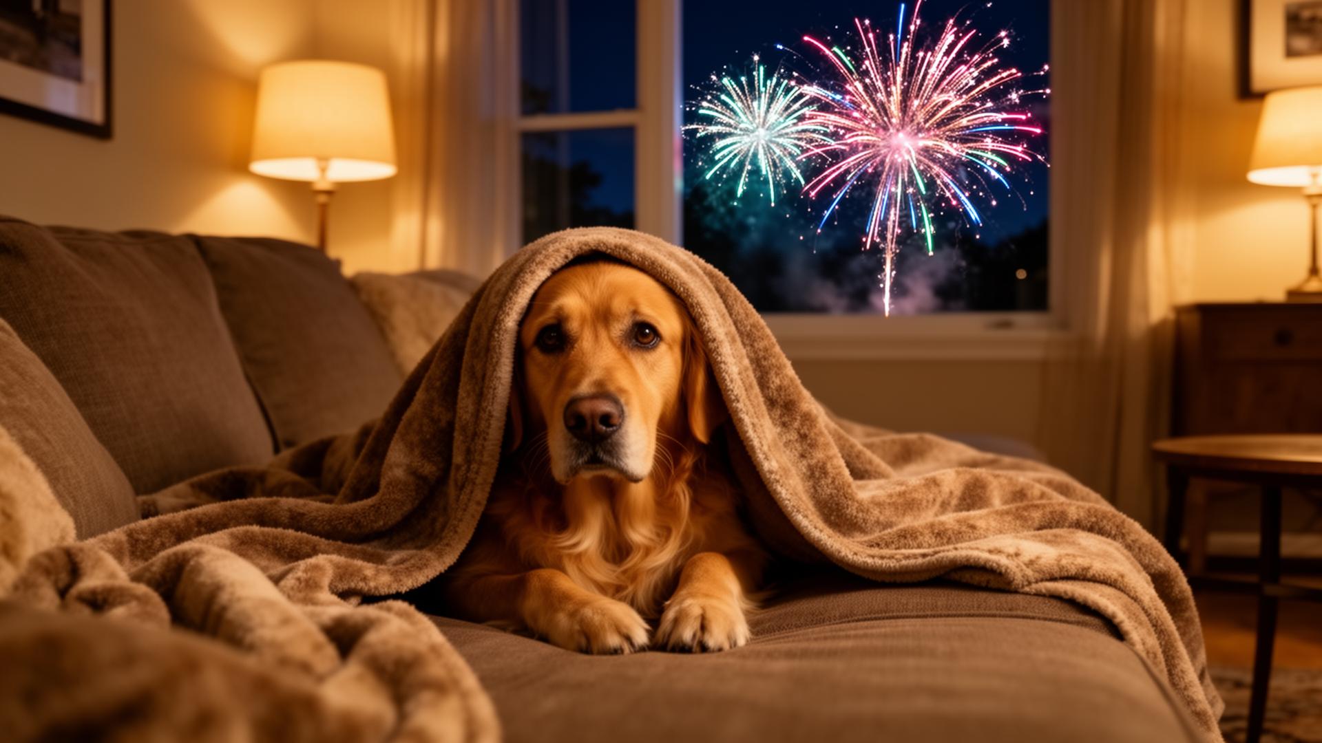 What to Do When Your Dog Is Scared of Loud Noises: Fireworks, Thunder & Construction