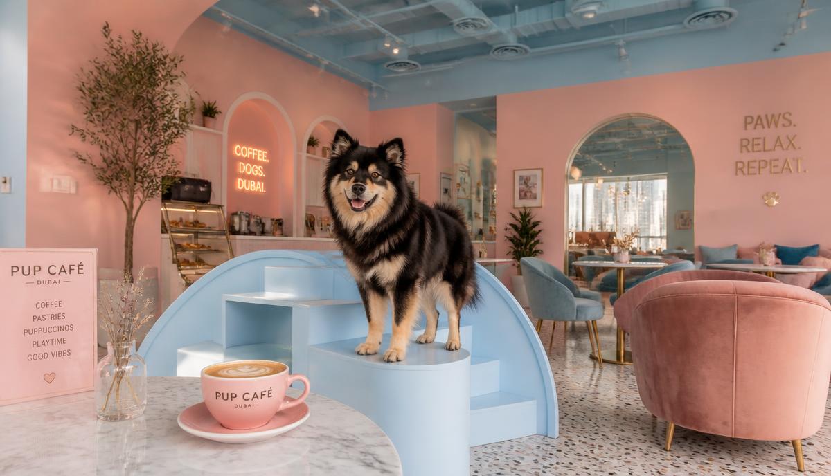 Fluffin Dog Café, Dubai Creek Harbour: Dubai's Cosiest Puppy Café Experience