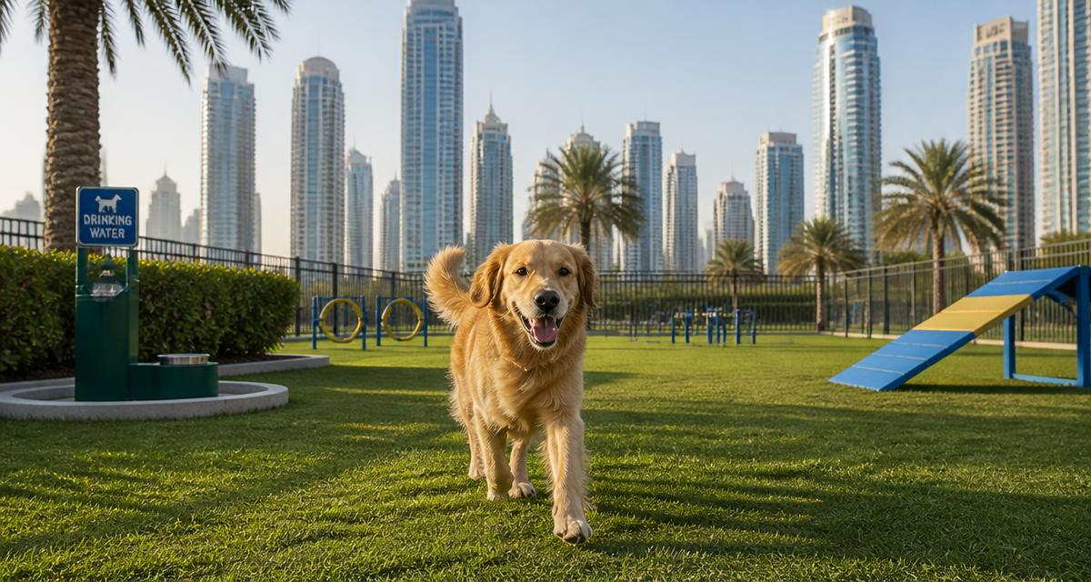 JLT Cluster V Dog Park: Free Off-Leash Playtime in Jumeirah Lake Towers