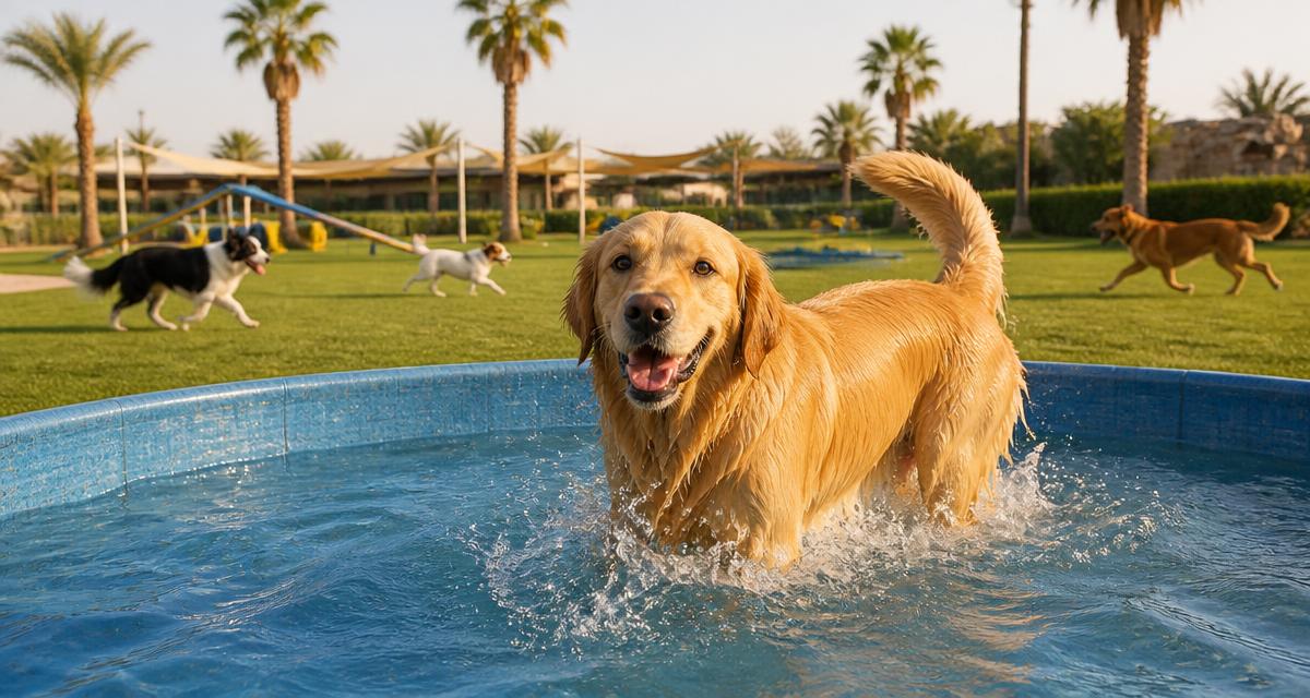 The UAE's Biggest Dog Park Has a Swimming Pool — Inside Pawsome Park at RAK AWC